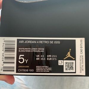 Air Jordan Retro 4 SE (GS)